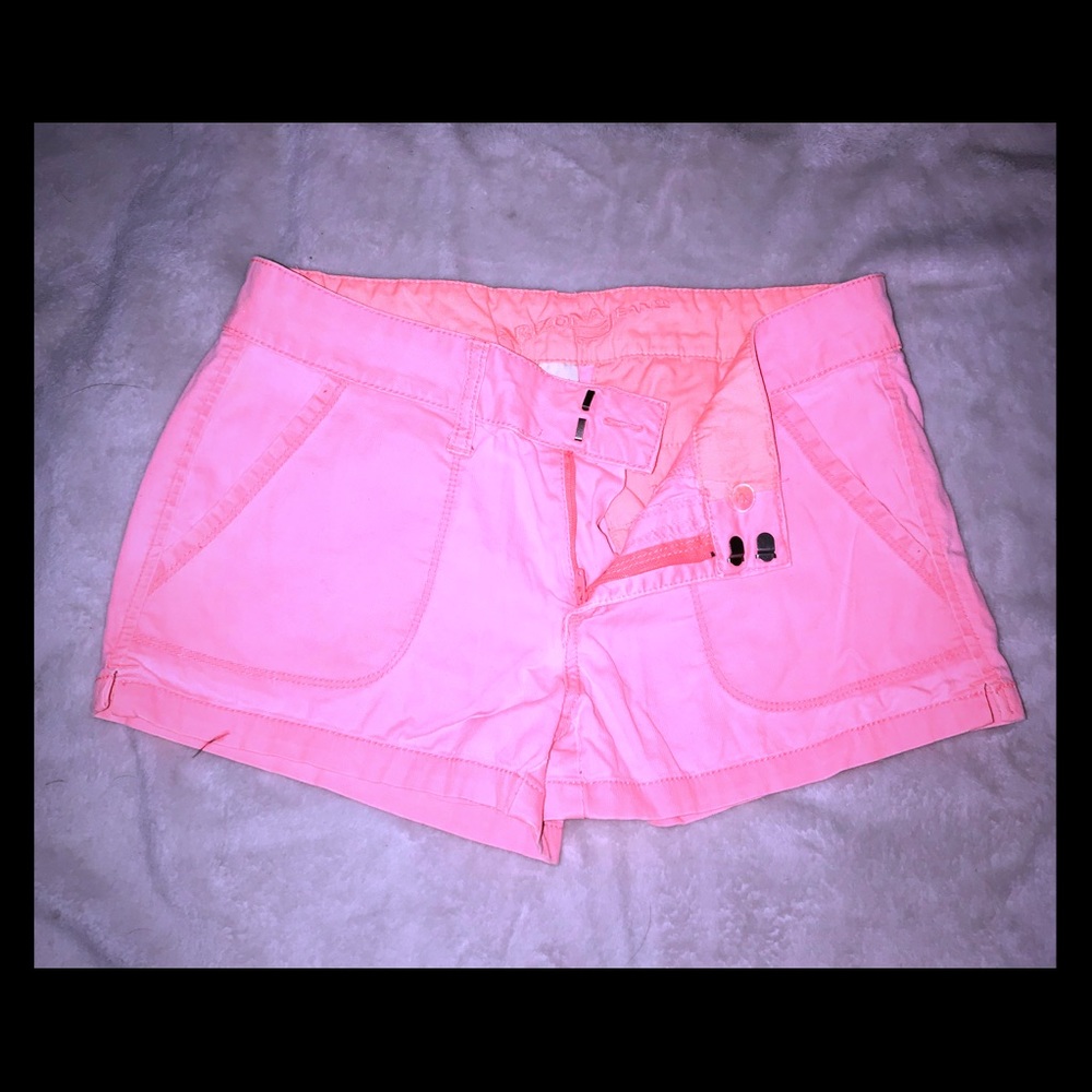 Neon pink/orange shorts
